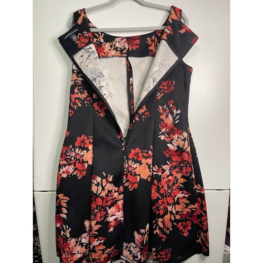 American Living by Ralph Lauren Fit & Flare Dress 16 Party Slimming Formal Retro - Picture 4 of 14